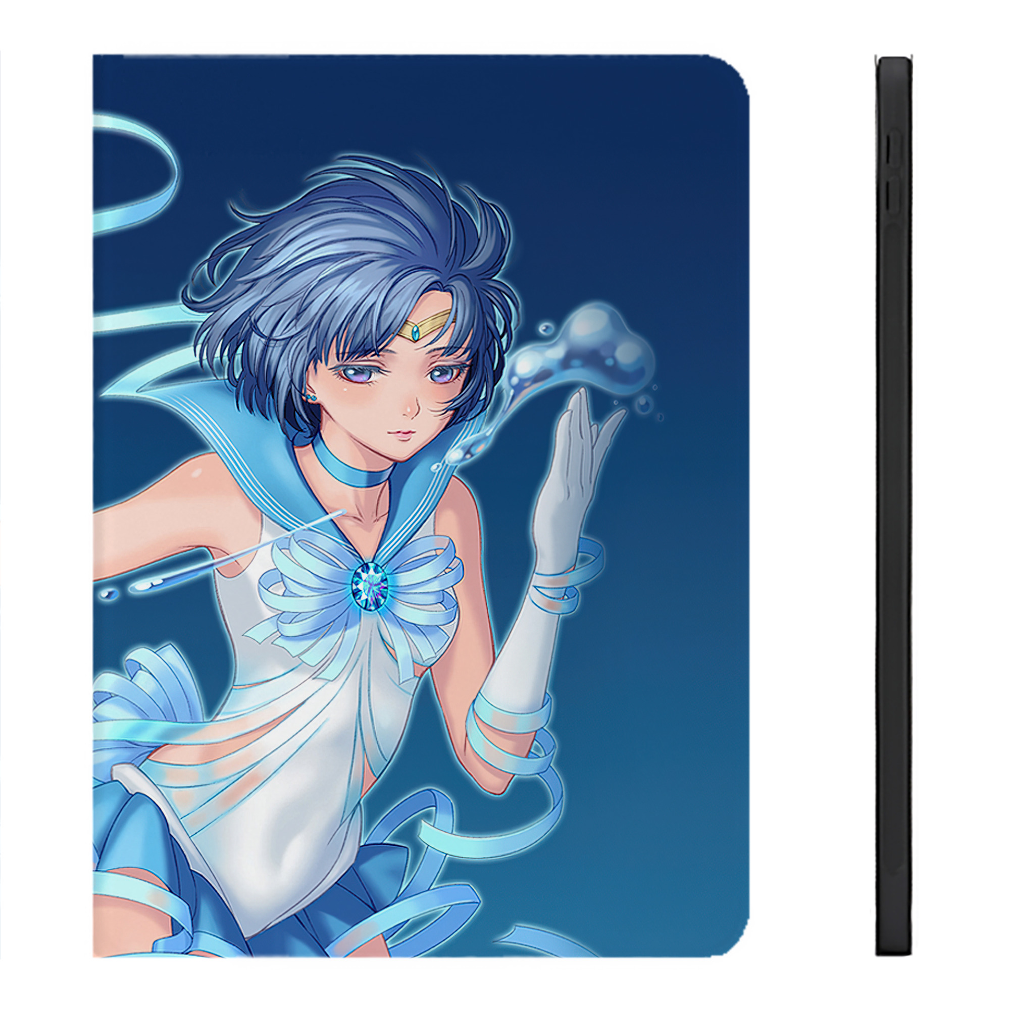 （画像用） 美少女戦士セーラームーン Sailor Moon IPadケース ペンホルダー付き ブックスタイルデザイン